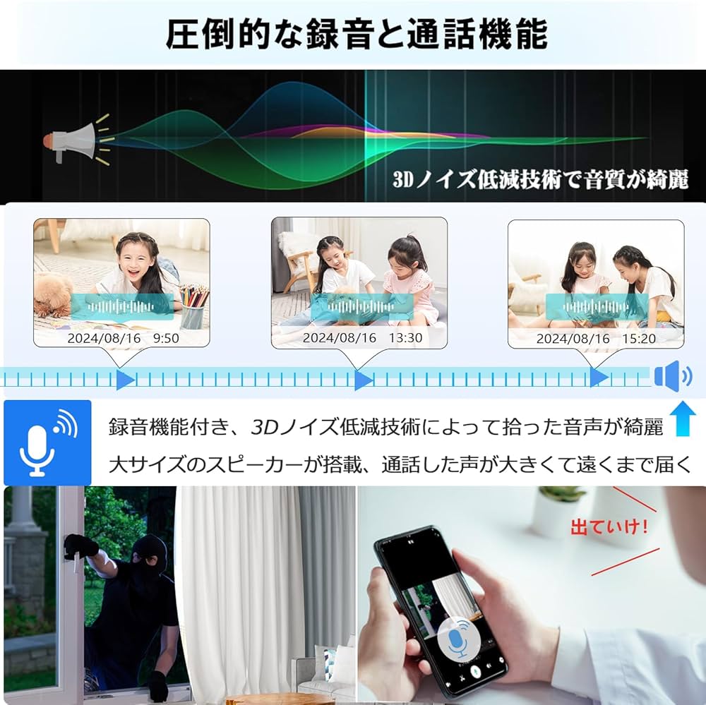 Amazon.co.jp: 【500万高画素広角撮影】防犯カメラ ワイヤレス 屋外 12