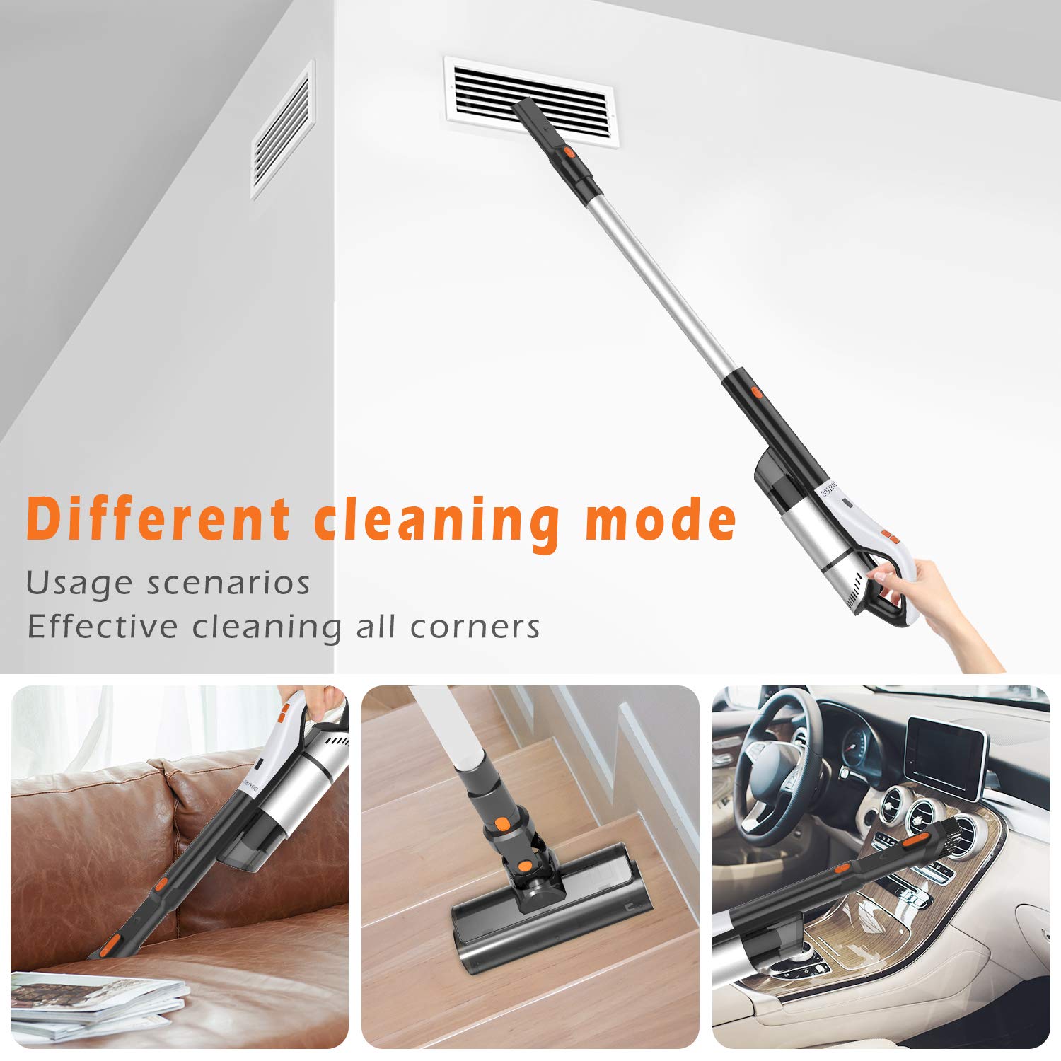 Cordless Vacuum, MEIYOU Stick Vacuum 