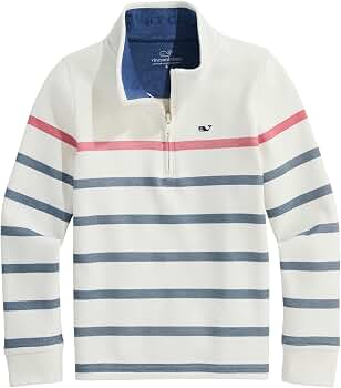 Amazon.com: vineyard vines Boys' Breton Stripe Saltwater Quarter Amazon.com: vineyard vines Boys' Breton Stripe Saltwater Quarter