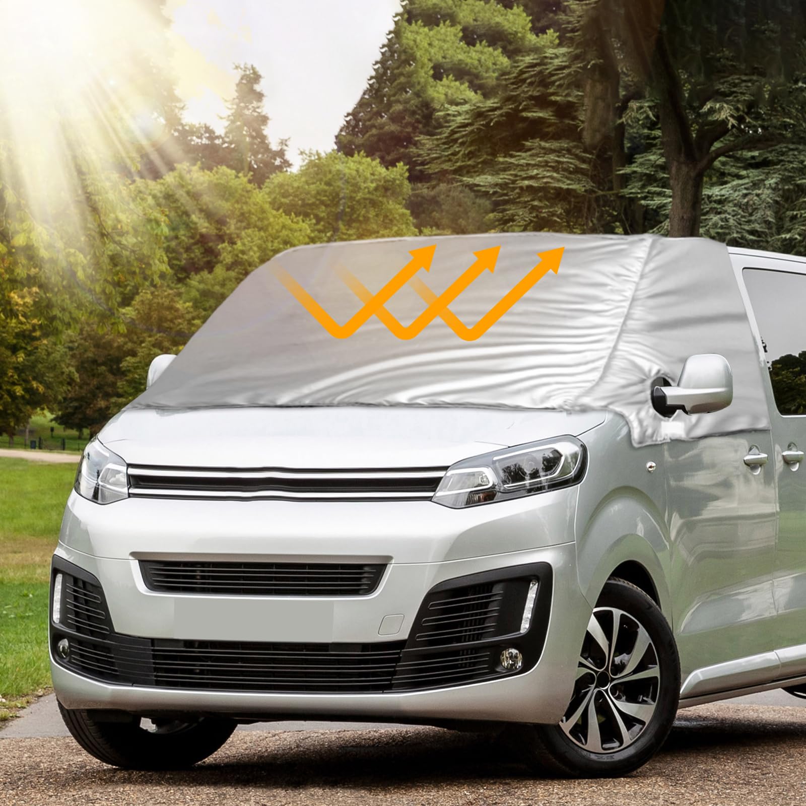 Voorspoiler Citroën Jumpy 2016-2023 | glans zwart - De Bedrijfswagen