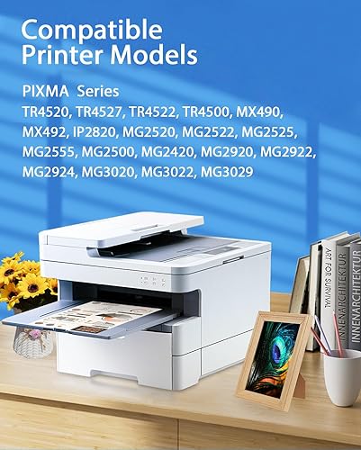 Miniatura 2 de UPRIIN 245XL - Cartuchos de tinta de repuesto para cartuchos de tinta 245XL compatibles con TR4520 TR4527 MX492 MX490 MG2520 MG2522 MG2525 MG2920