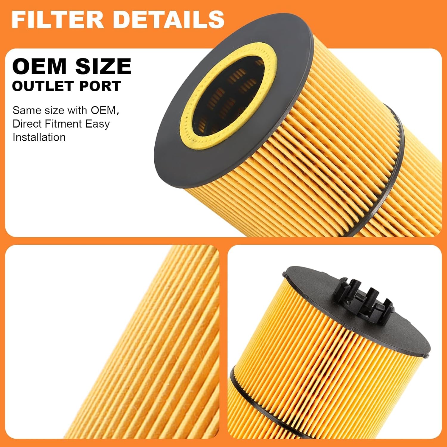 Filter Service Kit Compatible With Detroit DD13 DD15 DD16 Oil, FWS & 2 Fuel Filter Kit Replaces FS19915 PF9908 P551005