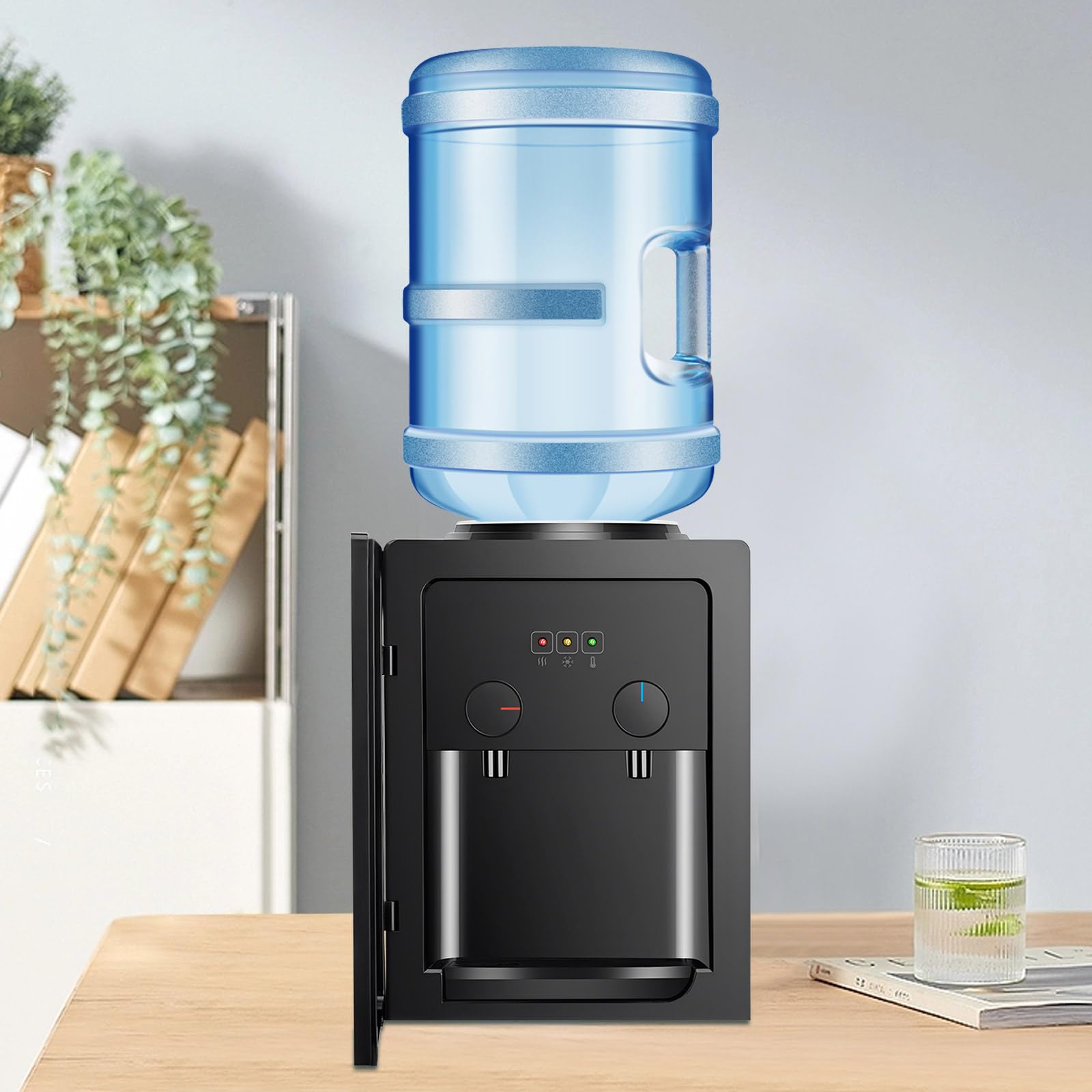 Desktop Mini Waterfilter Koeler Dispenser Warm en Koud Thuis Kantoor Wateropslag Waterdispenser Drankmachine Licht – koop de beste producten in de online winkel