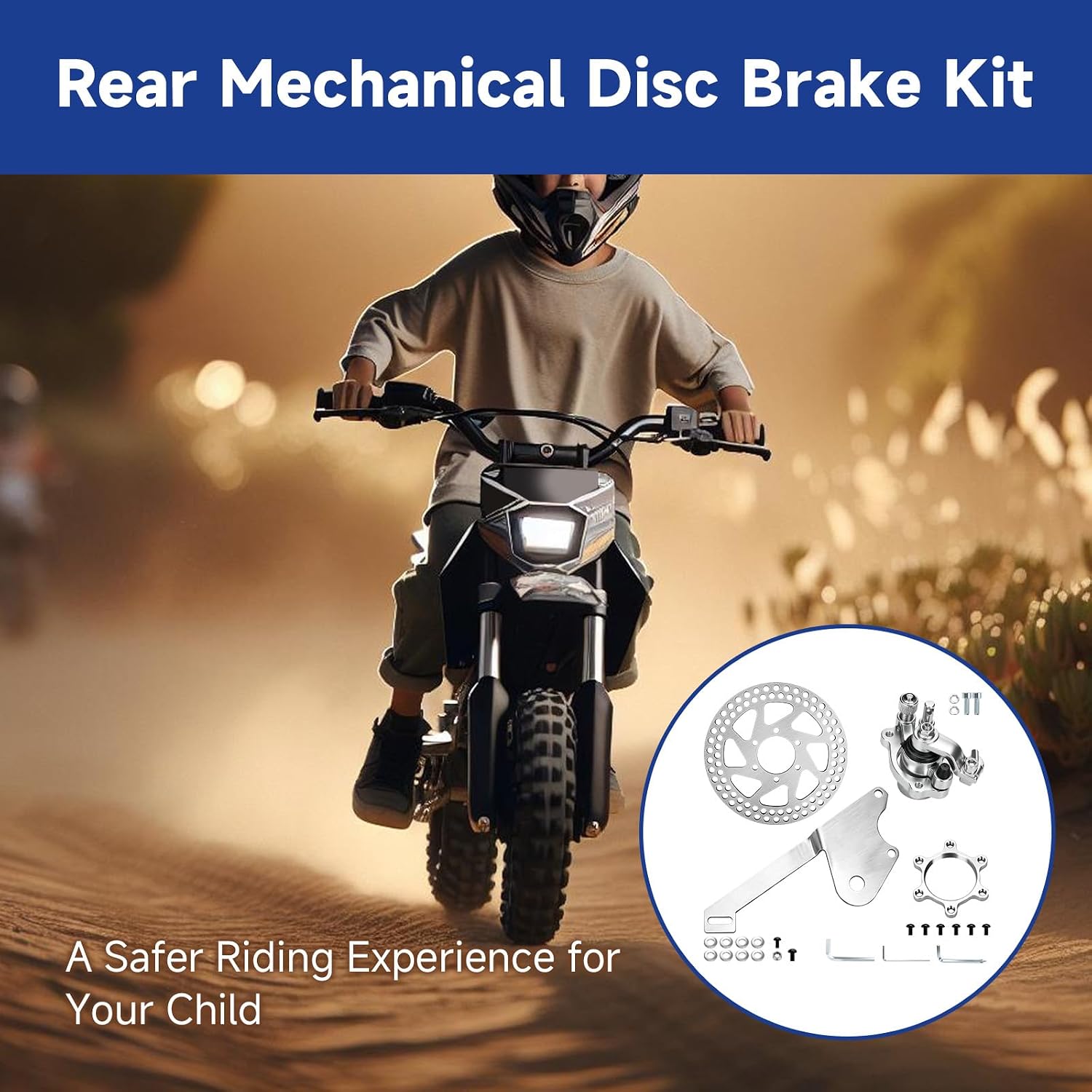Mechanical Disc Brake Kit for Razor MX350 MX400 SX350 Dirt Rocket