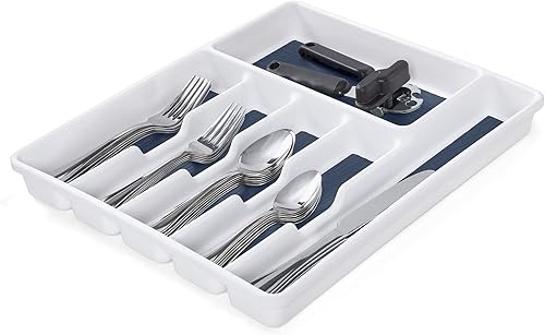 Miniatura 5 de Copco Basics - Organizador de cajones con 6 compartimentos, color azul acero