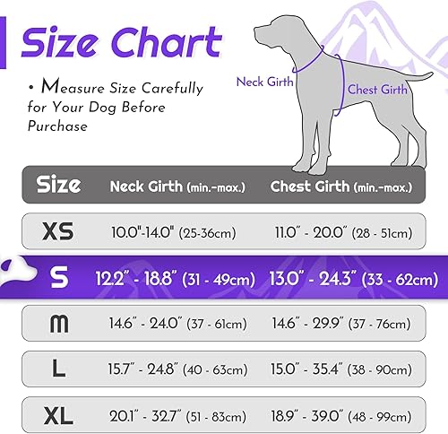 Miniatura 318 de Eagloo Arnés para perro de tamaño mediano, chaleco de servicio sin tirones con tiras reflectantes y asa de control, ajustable y cómodo para caminar
