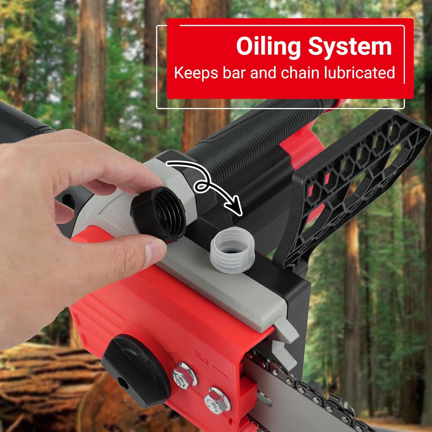 Oiling System for chain saw