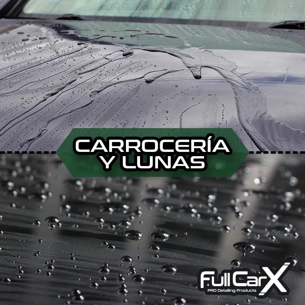 FULLCARX Hydro Coat 5 litrów ochrona przed deszczem szyba samochodowa karoseria, ceramiczna ochrona hydrofobowa, szybka hydrofobowa moc, długotrwałe działanie, profesjonalne detailing produktu
