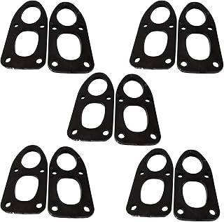 KACPLY 10Pcs Riser Pads mm 6mm (1/4 inch) Riser Pads U-Shape Shock Pads Longboard Shockpads