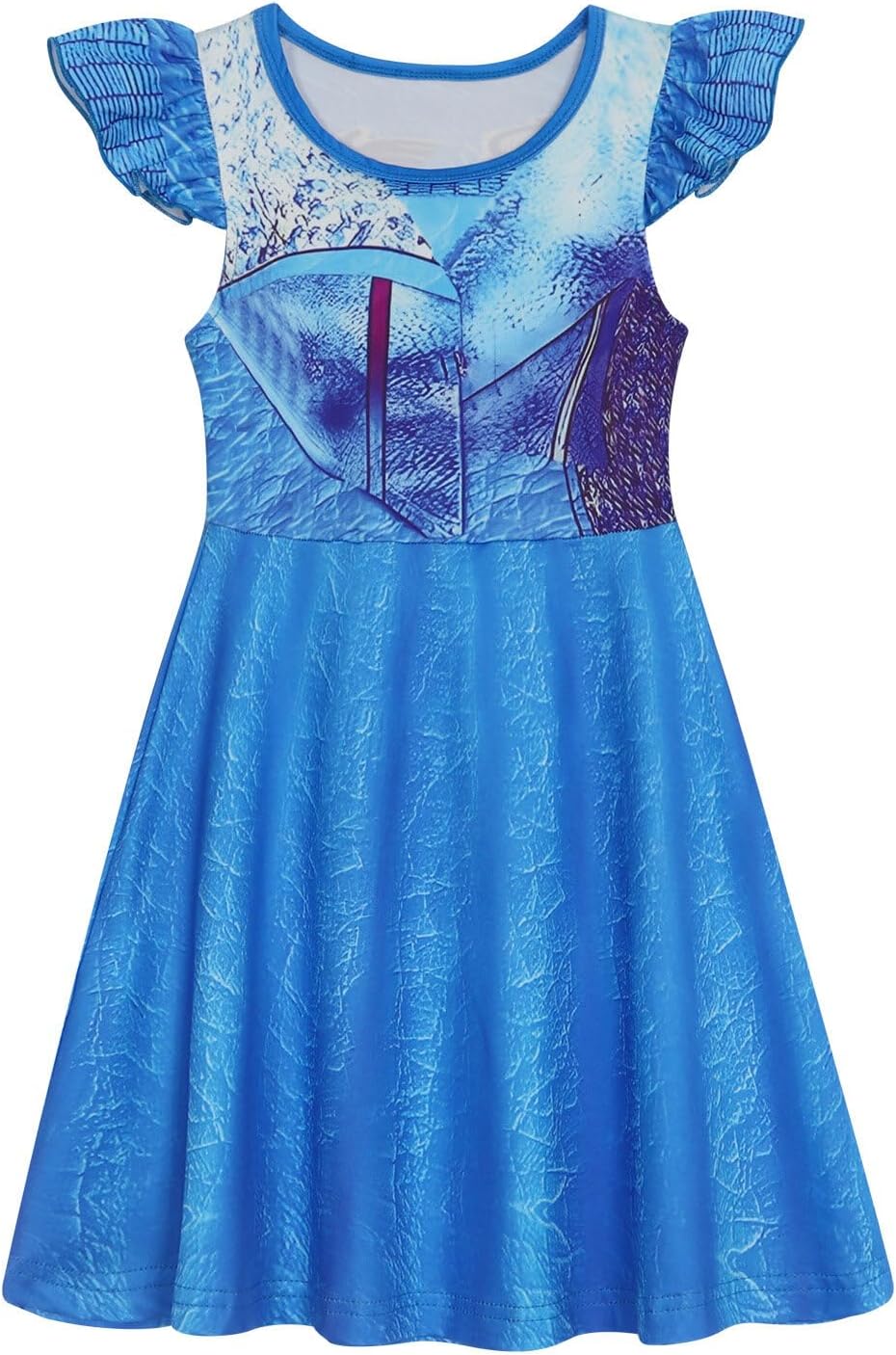 AmzBarley Princess Nightgown Princes Pajamas for Girls Nightgowns Toddler Kids Sleepwear Flutter Sleeve Sleep Gown Dress - Image 3