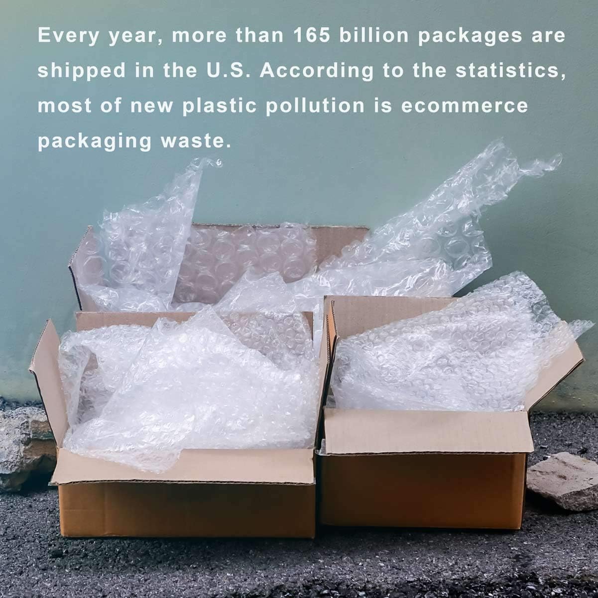 6x10 100% Biodegradable Bubble Mailers,25 Count #0 Compostable Padded Packaging Wrap Envelopes Pouches Eco Friendly Self Seal Bags : Office Products