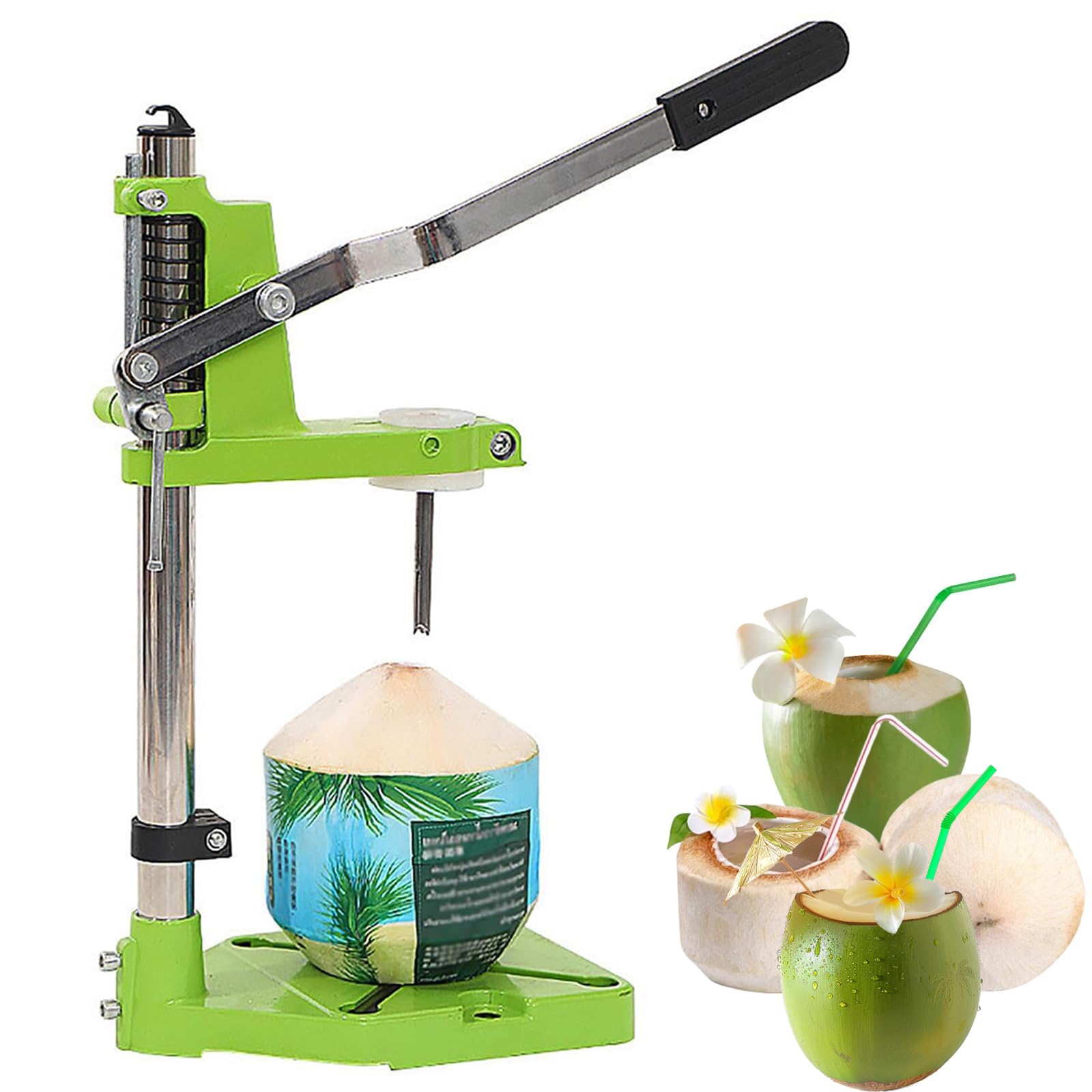 Perceuse manuelle pour noix de coco de 85 mm pour vos cocktails et jus frais maison