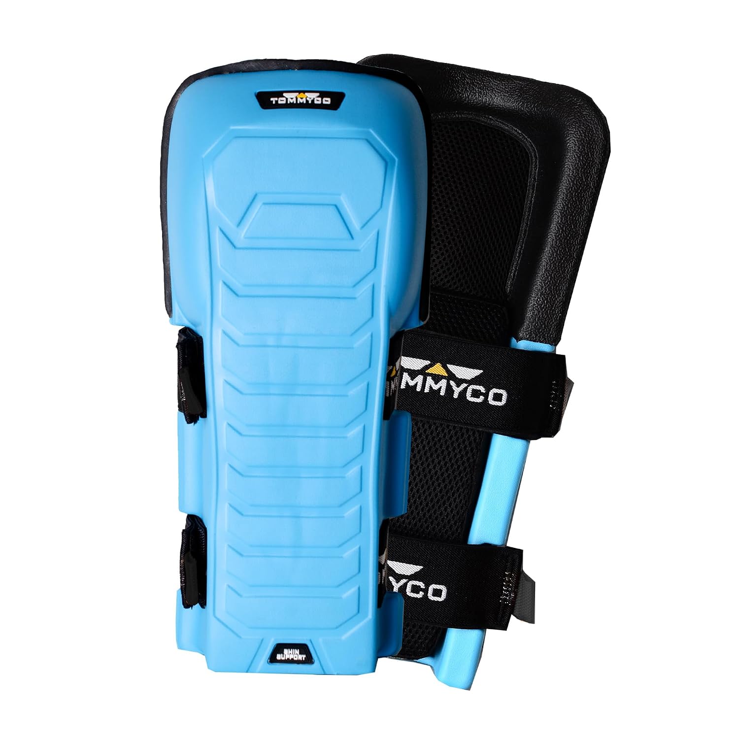 Tommyco SCANDOLUS™ Long Shin Support Kneepads 50886 Blue – Extended Knee & Shin Protection, Professional Heavy-Duty Comfort Kneepads
