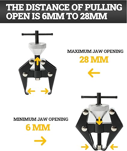 Miniatura 3 de Zlirfy Extractor de terminal de batería, extractor de terminal de batería y brazo de limpiaparabrisas, herramienta de extracción y reparación de
