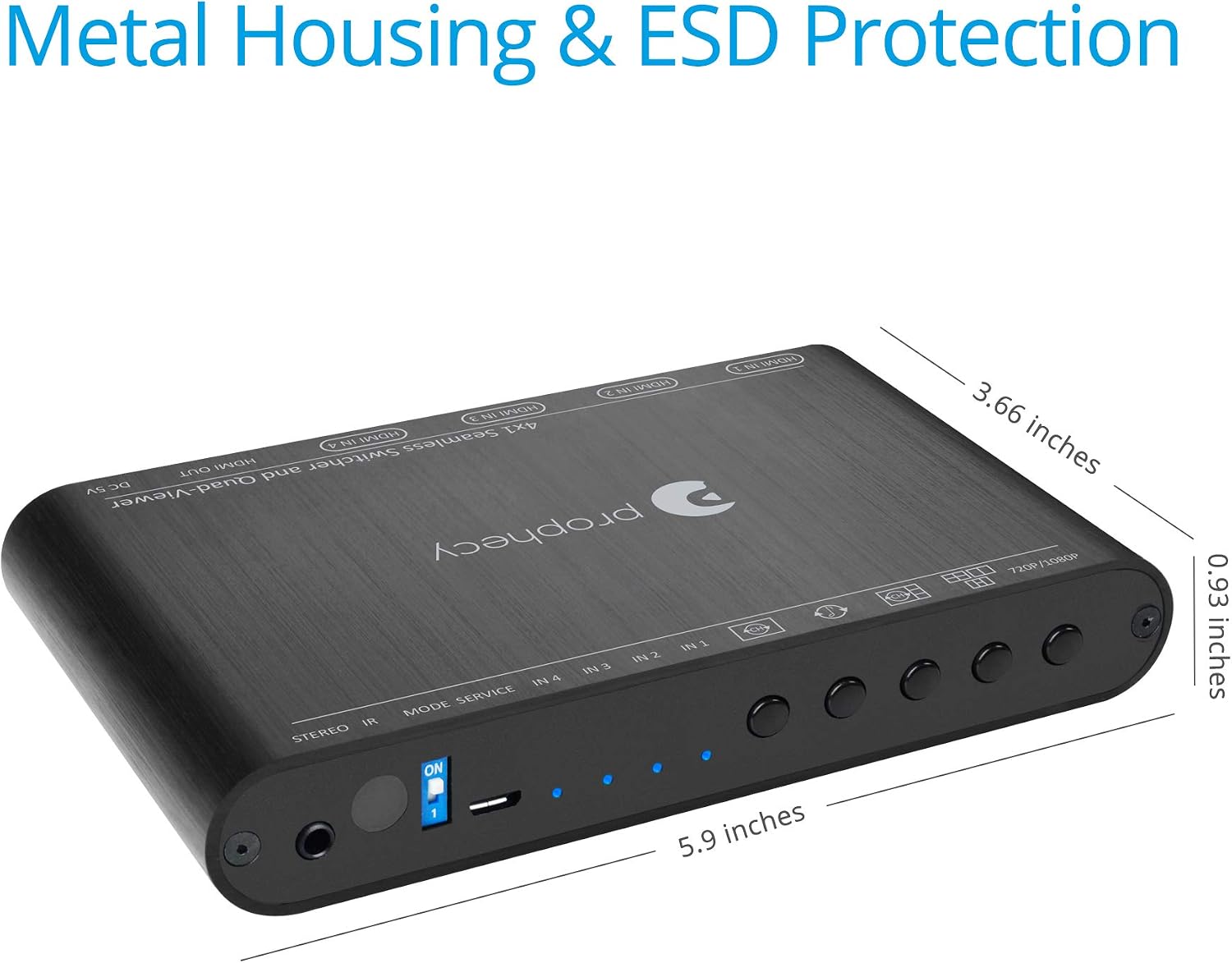 Black Friday - 70% OFF gofanco Prophecy 1080p Quad Multi-Viewer 4x1 HDMI Switcher with Seamless Switch, Split Screen, 5 Display Modes, Audio Extractor to Stereo, IR Remote/Software/Push Button Selector, TAA Compliant Best Deal Product gofanco Prophecy 1080p Quad Multi-Viewer 4x1 HDMI Switcher with Seamless Switch, Split Screen, 5 Display Modes, Audio Extractor to Stereo, IR Remote/Software/Push Button Selector, TAA Compliant