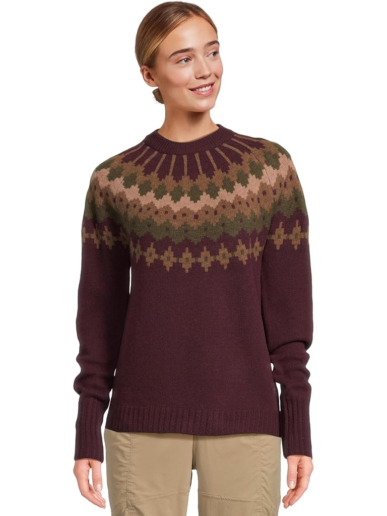 Burgundy Royal Robbins Rockcraft Wool Crew
