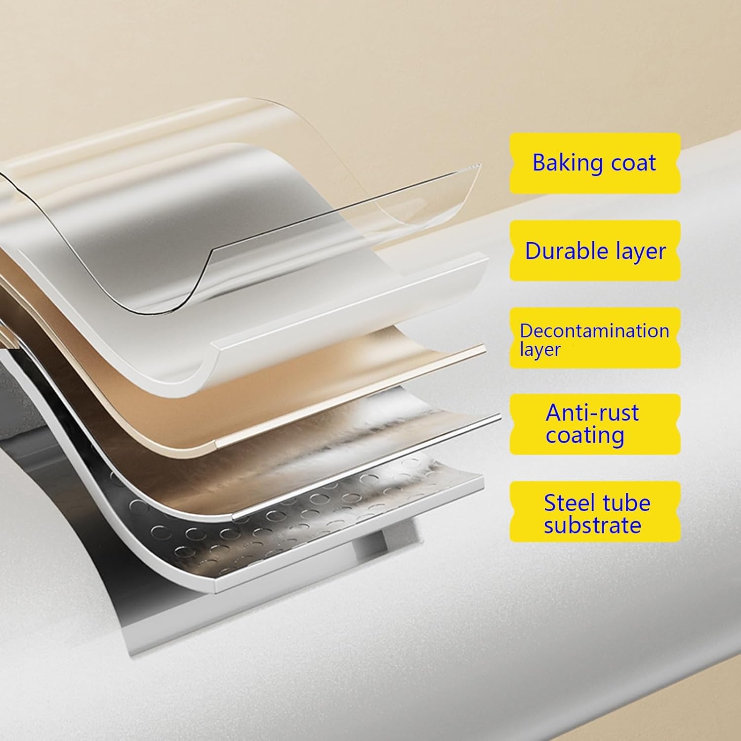 Outdoor Clothes Drying Rack - Adjustable & Foldable Metal Garment Rack for Hanging Clothes, Coats, Skirts, Shirts, Sweaters - Versatile Bedroom & Closet Storage (Black)