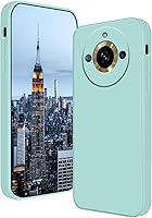 Vista 13 de Funda compatible con Realme 11 Pro Plus de silicona líquida verde oscuro, suave al tacto para Realme 11 Pro Plus, funda delgada de silicona a prueba