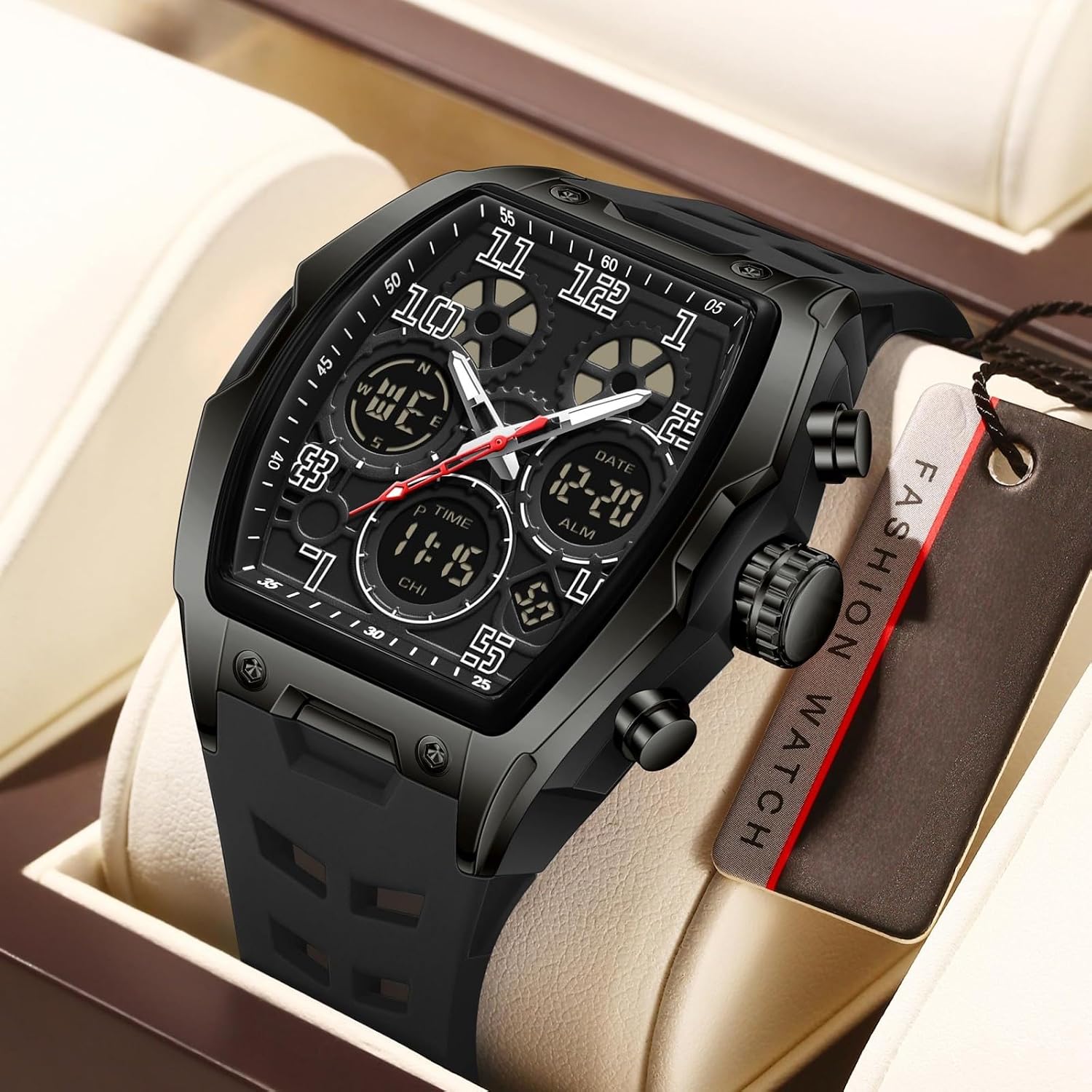 Findtime Orologio Sportivo Da Uomo, Unico, Digitale, Analogico