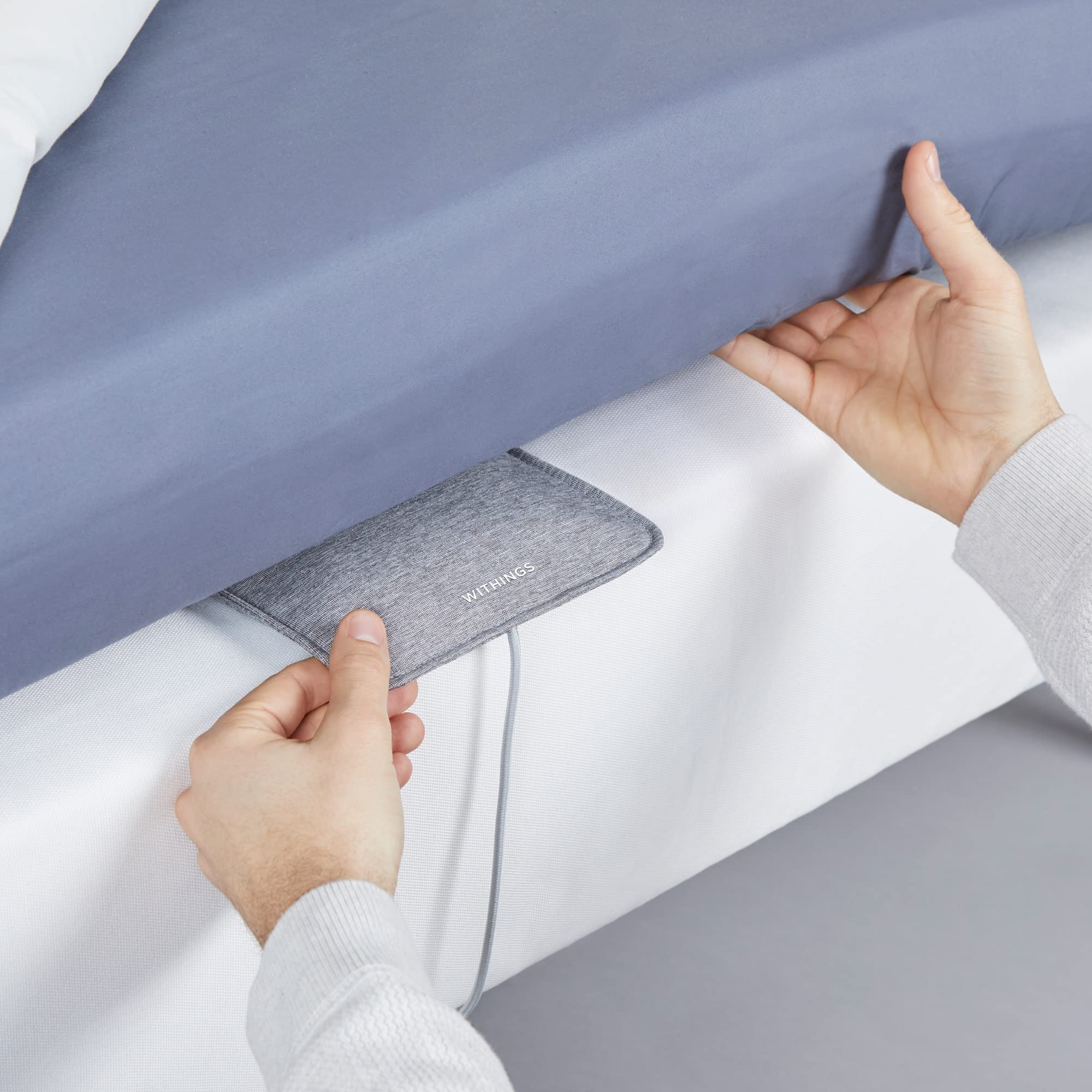 Withings Pacchetto Sleep Analyzer - 2 dispositivi di monitoraggio del sonno, con rilevamento dell'apnea notturna e analisi del ciclo del sonno, Grigio