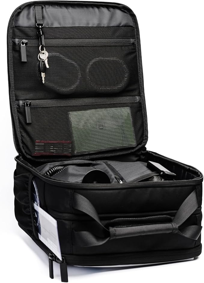 Bolsa de Vuelo para Pilotos – KORE AVIATION – Poliéster Negro miniatura 8