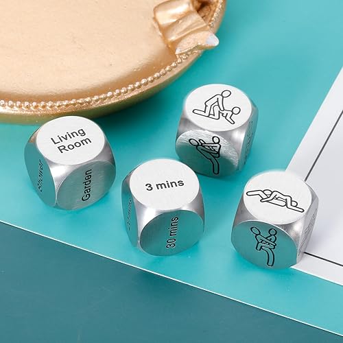 Miniatura 4 de Regalos de acero para el 11 aniversario, regalos de Navidad para el día de San Valentín, para novio, novia, cumpleaños, parejas, divertidos dados de