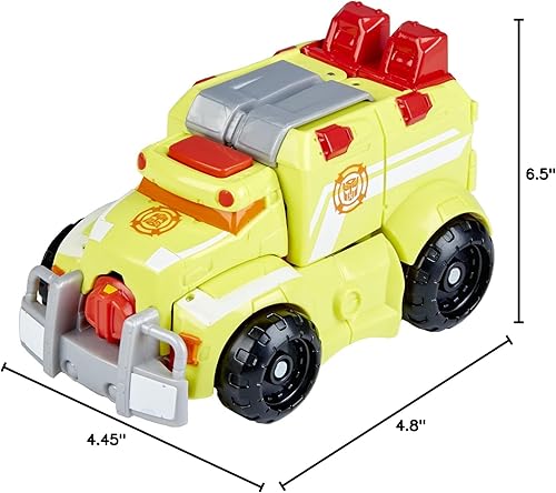 Miniatura 4 de Playskool, Figura de Fire Bot Héroes de Transformers, Bot del Equipo de Rescate