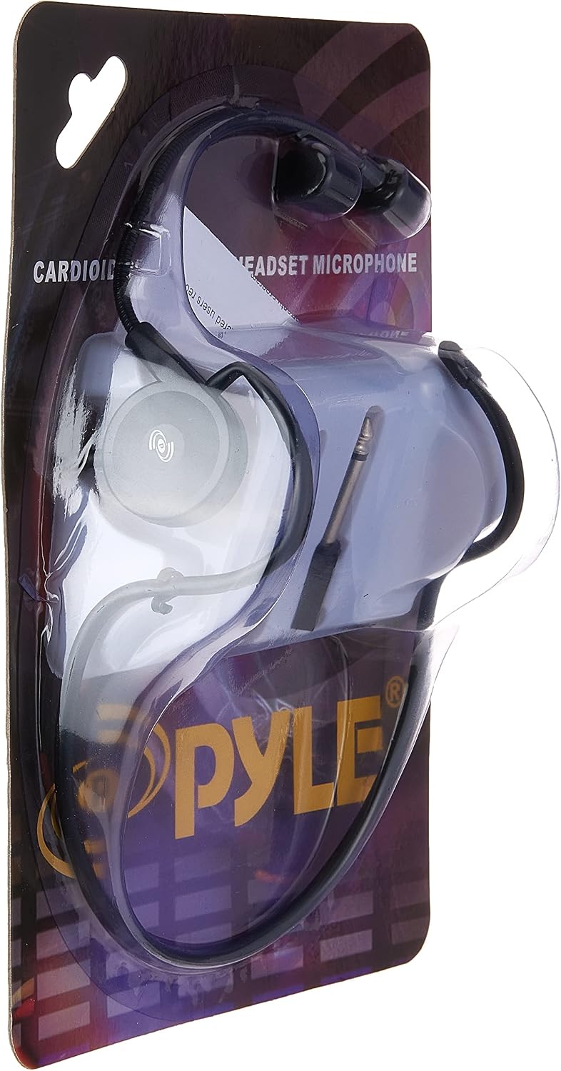 Pyle PLM31 Cardioid Condenser Headset Microphone,Black