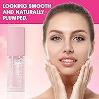 Vista 3 de Laser Glow - Aceite labial hidratante para labios y cuidado de labios, hidratante y suavizante de larga duración, nutritivo, no pegajoso, relleno