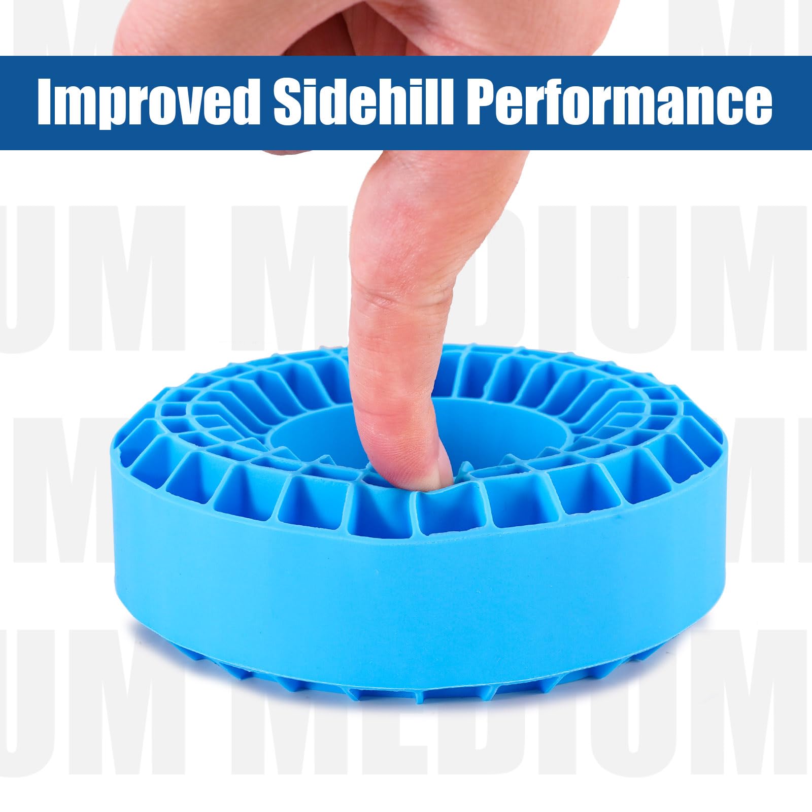 INJORA Espuma de Gel de Sílice Ajustada - Neumáticos para Ruedas de 1.9 Pulgadas, Espuma Ajustada de 118-122mm(4.75" OD) para Mejora de Crawler RC 1/10(Grande)