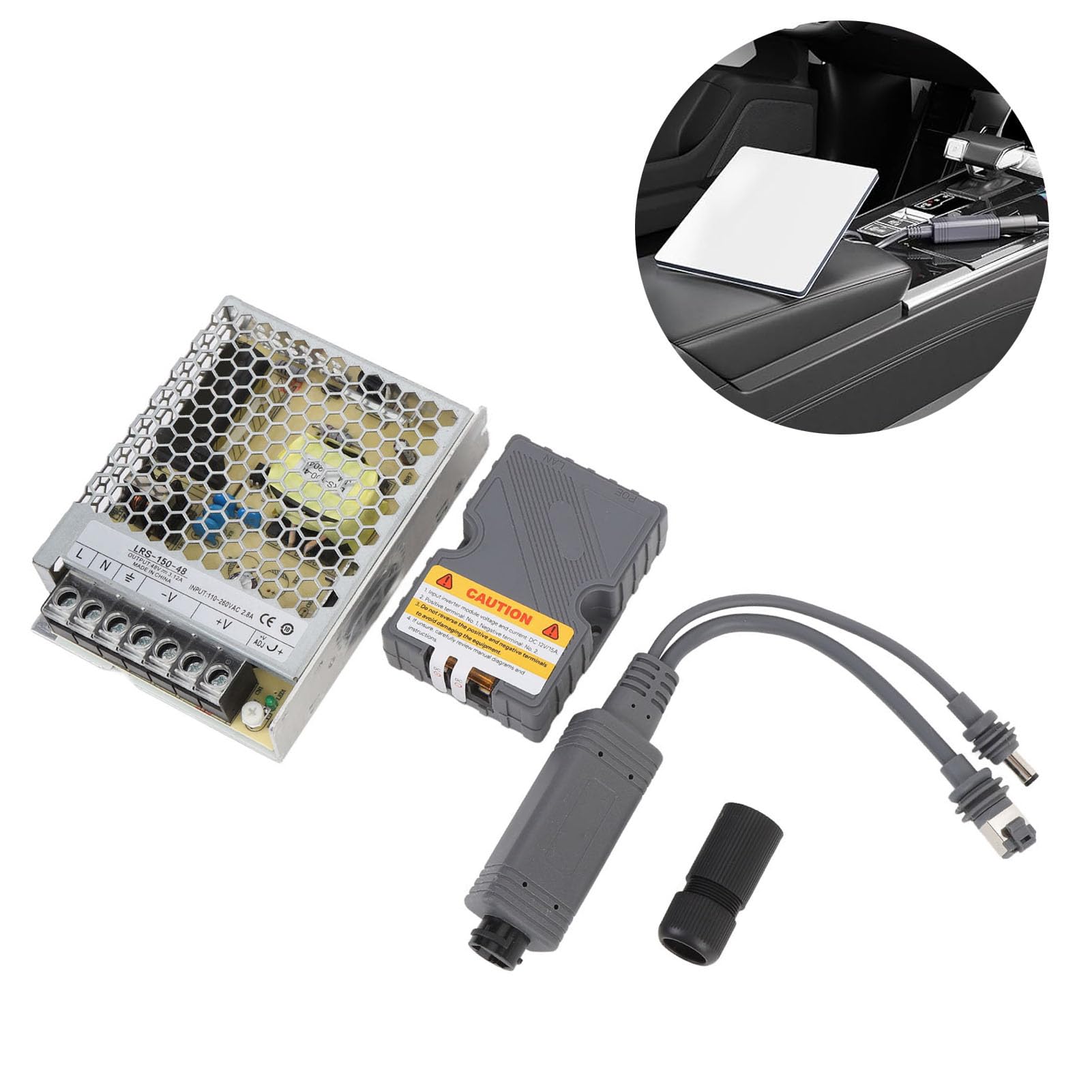 KUIDAMOS Injecteur PoE 150 W pour Alimentation Longue Distance et Transfert de Données, Environnement de -20 ℃ à +55 ℃