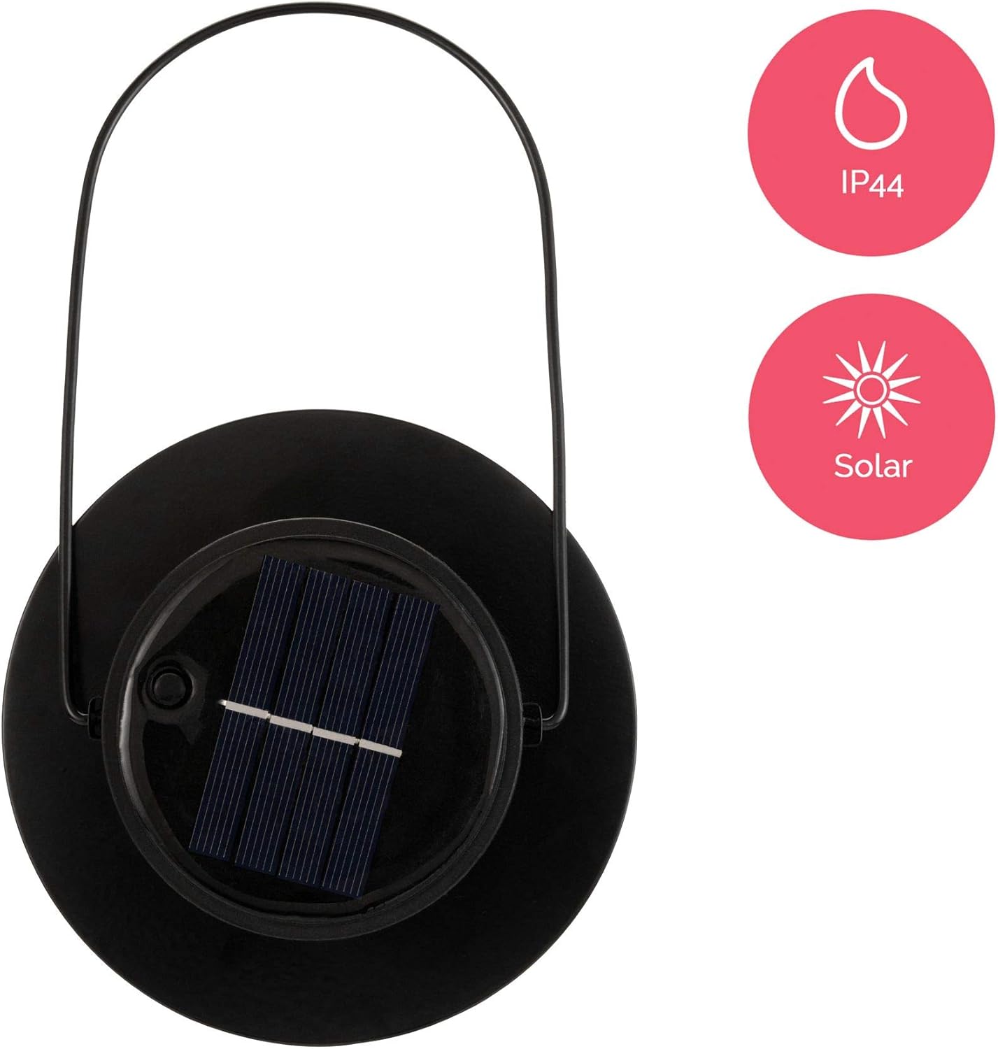 Pauleen 48066 Sunshine Lover Solar Lantern in Black for Outdoor use - Balcony or Garden, Metal, 0.005 W - Image 5