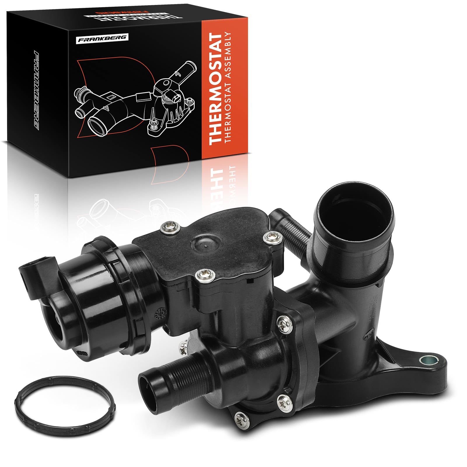 Frankberg Refrigerante del Termostato Compatibile con Classe C W205 Classe C T-Model S205 Espace V JR Fluence L3 Grand Scénic III JZ0/1 Grand Scénic IV R9 KadSìr HA HL Replace# 110600686R