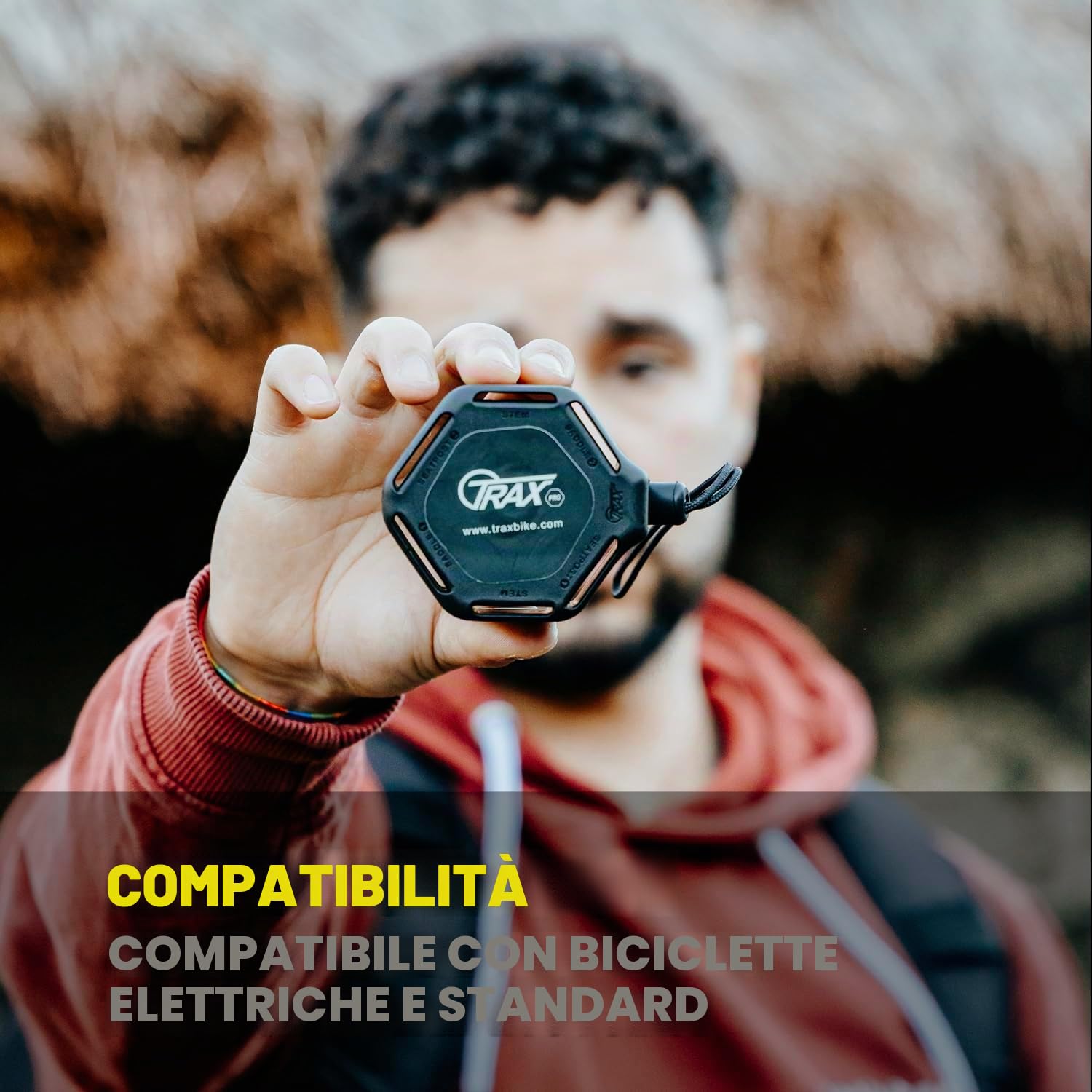 Trax Pro Autoretrattile Sistema di Traino per Bicicletta 130 kg