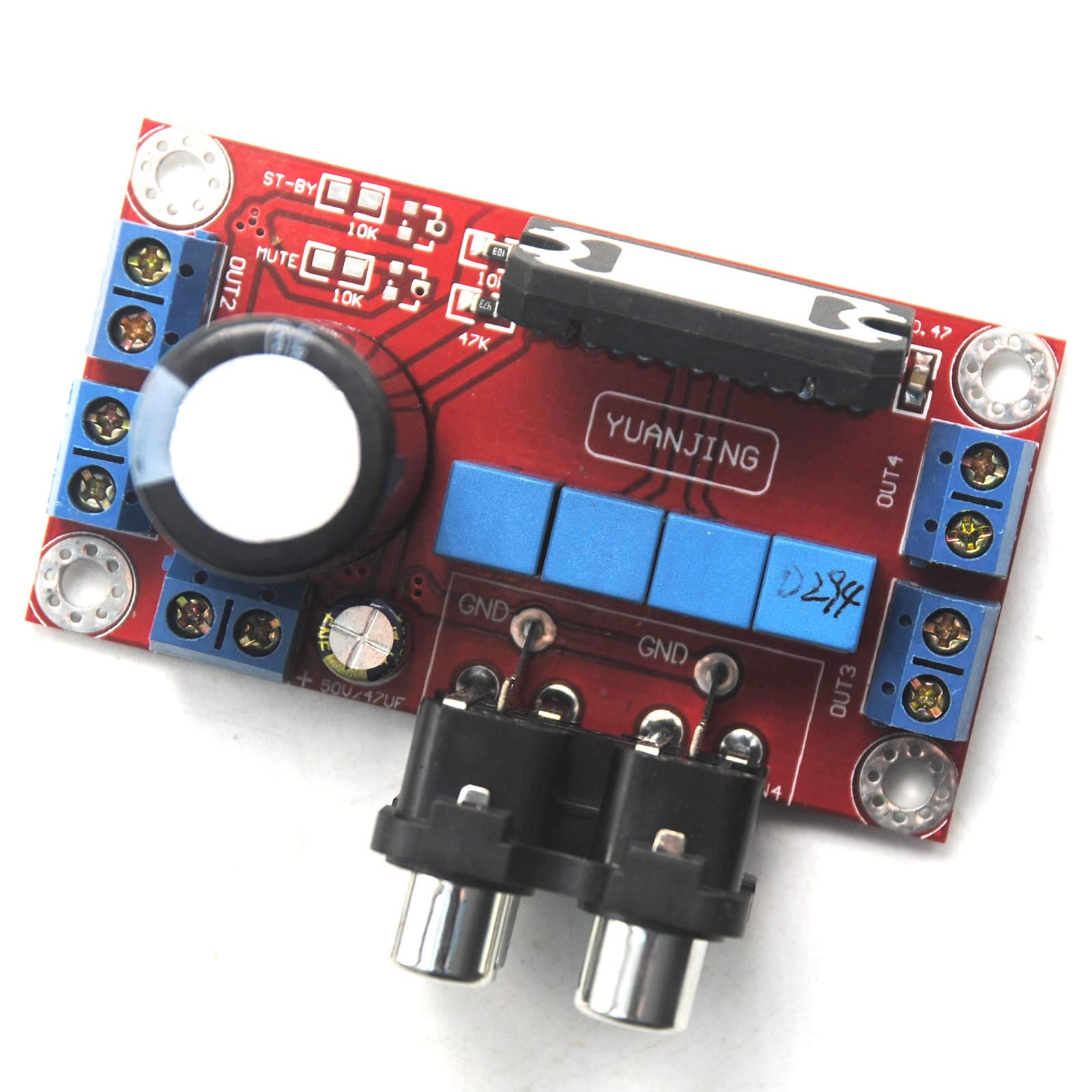 Amazon.co.jp: TDA7850 4チャンネルカーオーディオアンプボード12V AV