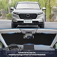 Vista 4 de Parasol plegable para parabrisas, protector reflectante para ventana frontal 210T, bloquea los rayos ultravioleta, accesorios para automóvil, XXL