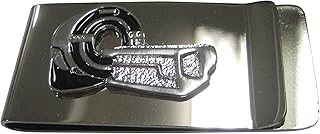 Kiola Designs Black and Silver Toned Medical MRI Magnetic Resonance Imaging Machine Radiologist Money Clip