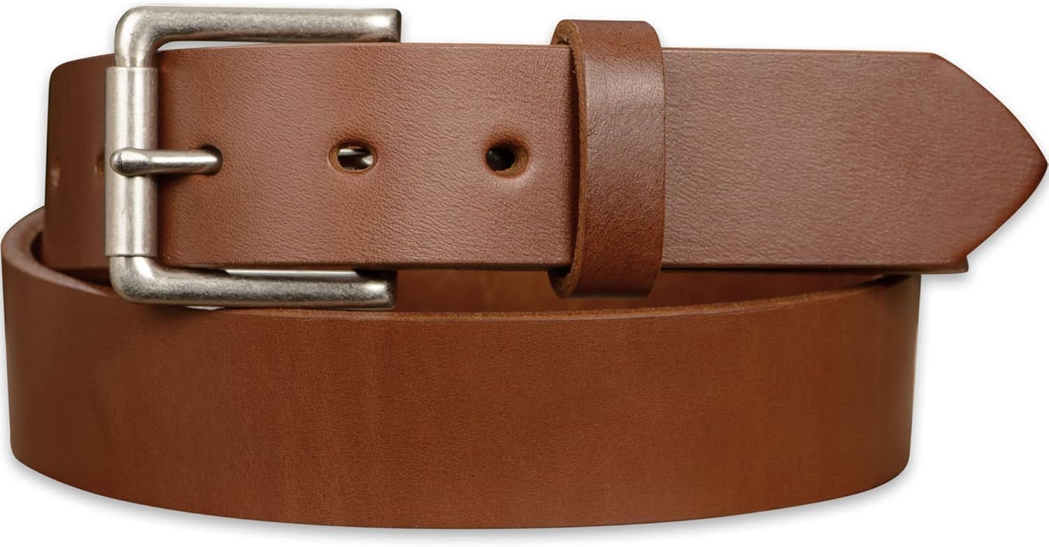 Bullhide Belts Mens Leather Belt for Work, Casual, Dress 1.50" Wide