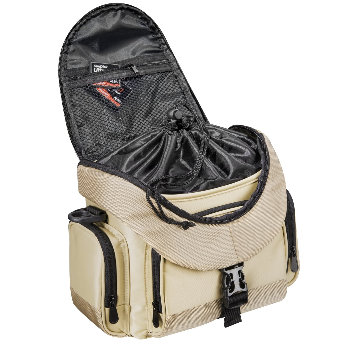 Mantona Custodia Premium Per Fotocamera DSLR/DSLM - Interno Imbottito, Tasca Accessori, Design Compatto - Foto 3