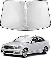 Vista 141 de EcoNour Parasol para Subaru Crosstrek 2013-2015 2016 2017, visera solar para parabrisas delantero y ventana, bloqueador de calor UV y protector