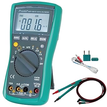 Pro'sKit MT-1217 Mustimeter, Digital, Auto Range, 3-3/4