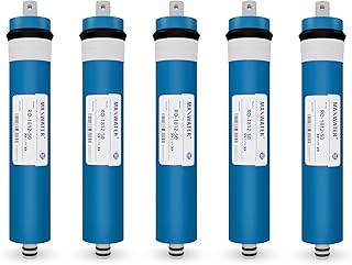 50 GPD Reverse Osmosis RO Membrane Under Sink Drinking Water Filter Purifier System, Universal Fit Replacement Cartridge for FLTMEME50, MC7, WP560018, TW30-1812-50-5 Packs