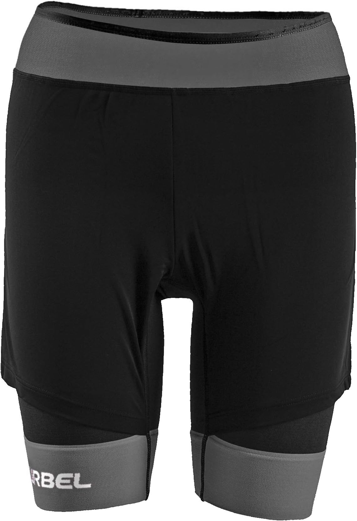 LurbelChie (Samba) 2-in-1 Running Tights for Women, Short, Antibacterial and Quick-Drying Sports Trousers with Pockets
