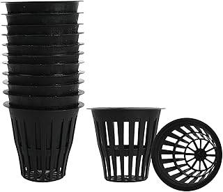 60 Stück Hydroponik Netztöpfe (5cm / 2 Zoll) - Wiederverwendbare Mesh Töpfe aus Kunststoff für Hydrokultur, Aeroponik, Aquaponik & Balkongarten