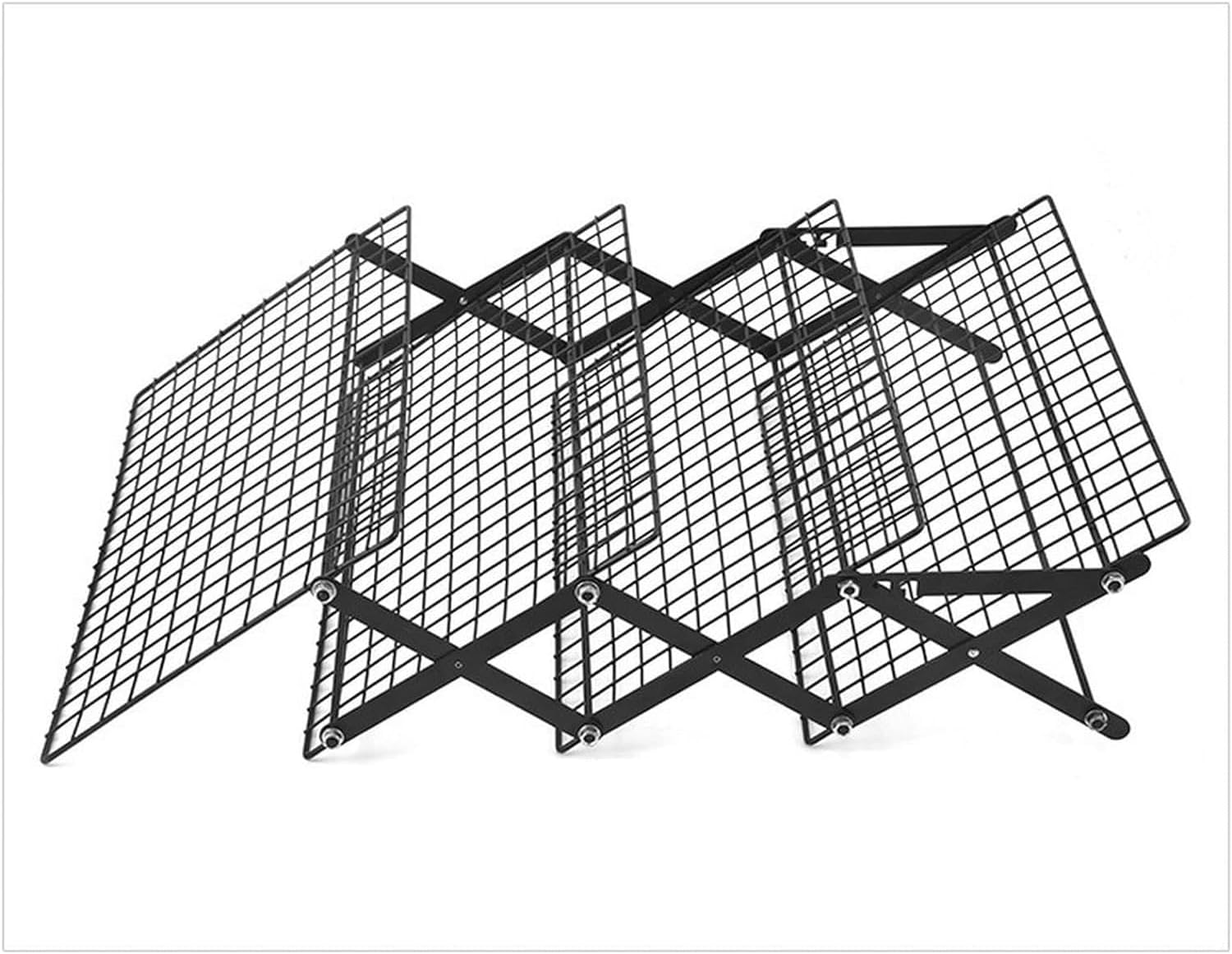 Usoway Beach Table Outdoor Camping Meal Rack Iron Art Rack Storage Portable Rack Picnic Stand Foldable Table, 665599