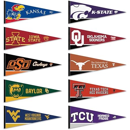Big Ten Conference Pennant Set - 14 Full Size 12x30 Inch Felt Pennants With School Logos - View #11
