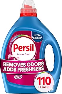 Intense Fresh Everyday Clean Laundry Detergent Liquid, 82.5 Fl Oz, 110 Loads, Ultra Concentrated Laundry Soap, Deep Cleaning & Lasting Freshness, All Water Temperatures, HE Safe