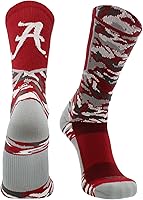 Vista 10 de TCK NCAA Woodland Camo Crew Socks – Officially Licensed Collegiate Fan Gear – Durable Cushioned Moisture Wicking Socks