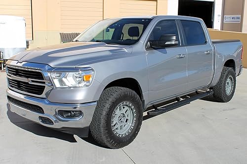 Miniatura 7 de Raptor Series Estribos escalones de 5 pulgadas de aluminio negro para F-250/F-350 Super Duty SuperCab 1999-2016