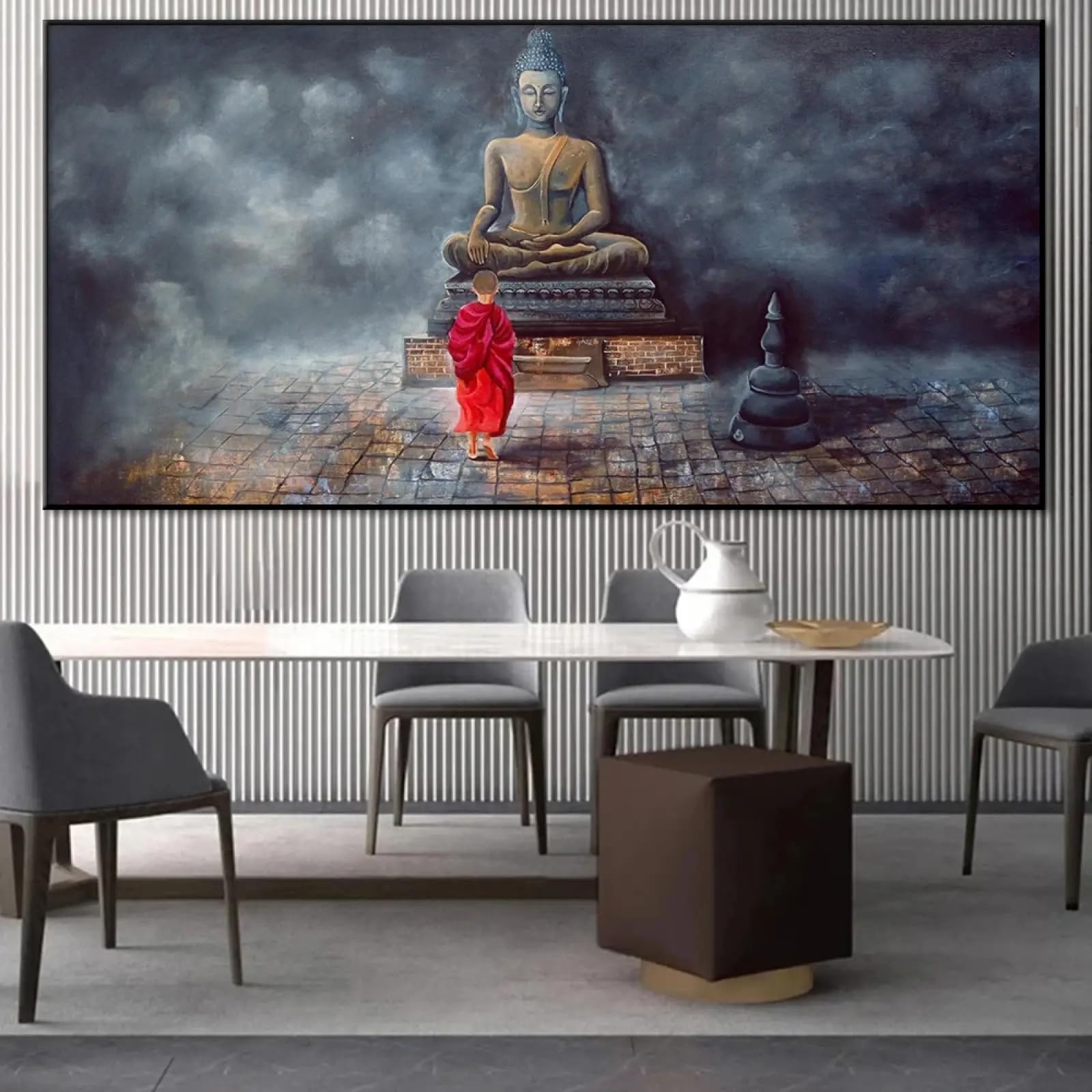Affiche religieuse Bouddha méditant pour créer un coin zen